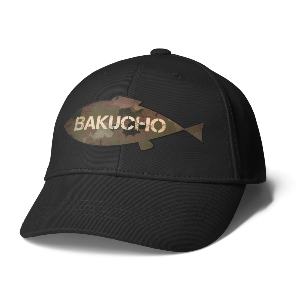 お魚BAKUCHOロゴキャップ