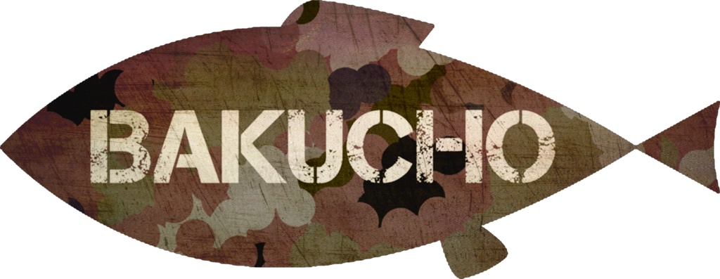 お魚ミリタリーロゴ 長袖シャツ