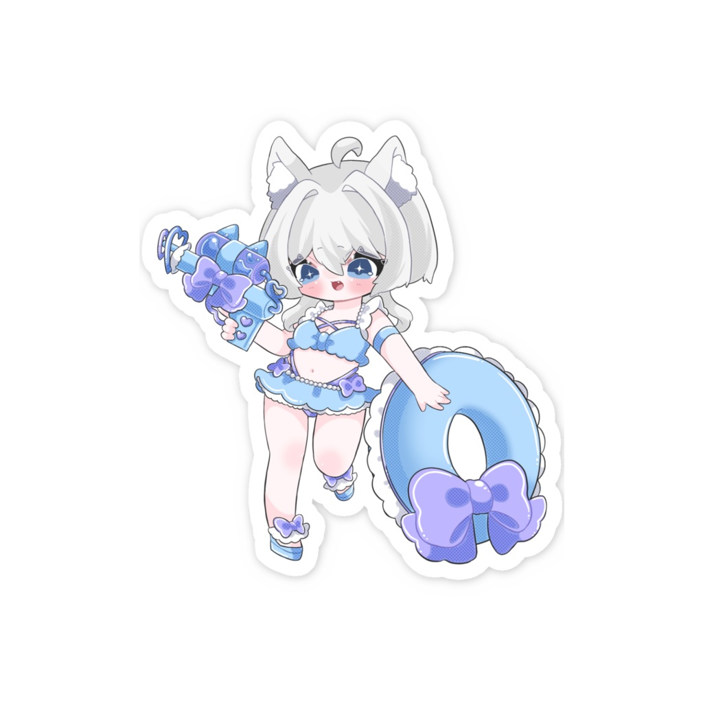 スマホステッカー中 / 水着 / 全2種