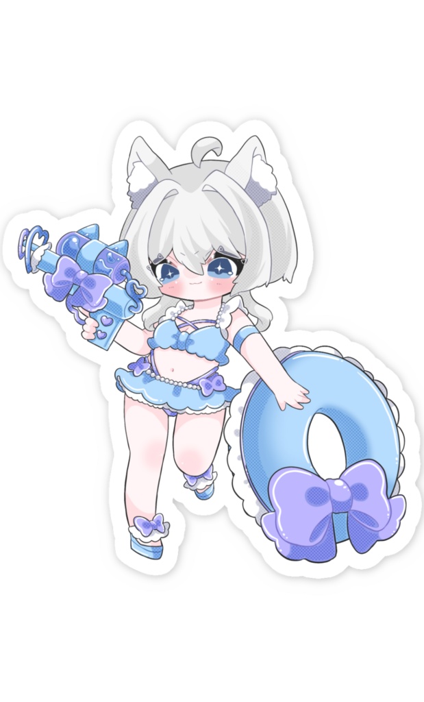 スマホステッカー中 / 水着 / 全2種