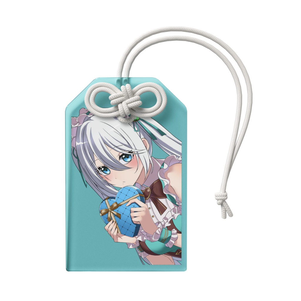 バレンタインイラスト アクリルお守り