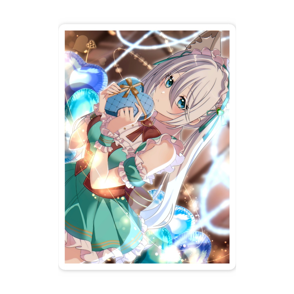 バレンタインイラスト スマホステッカー