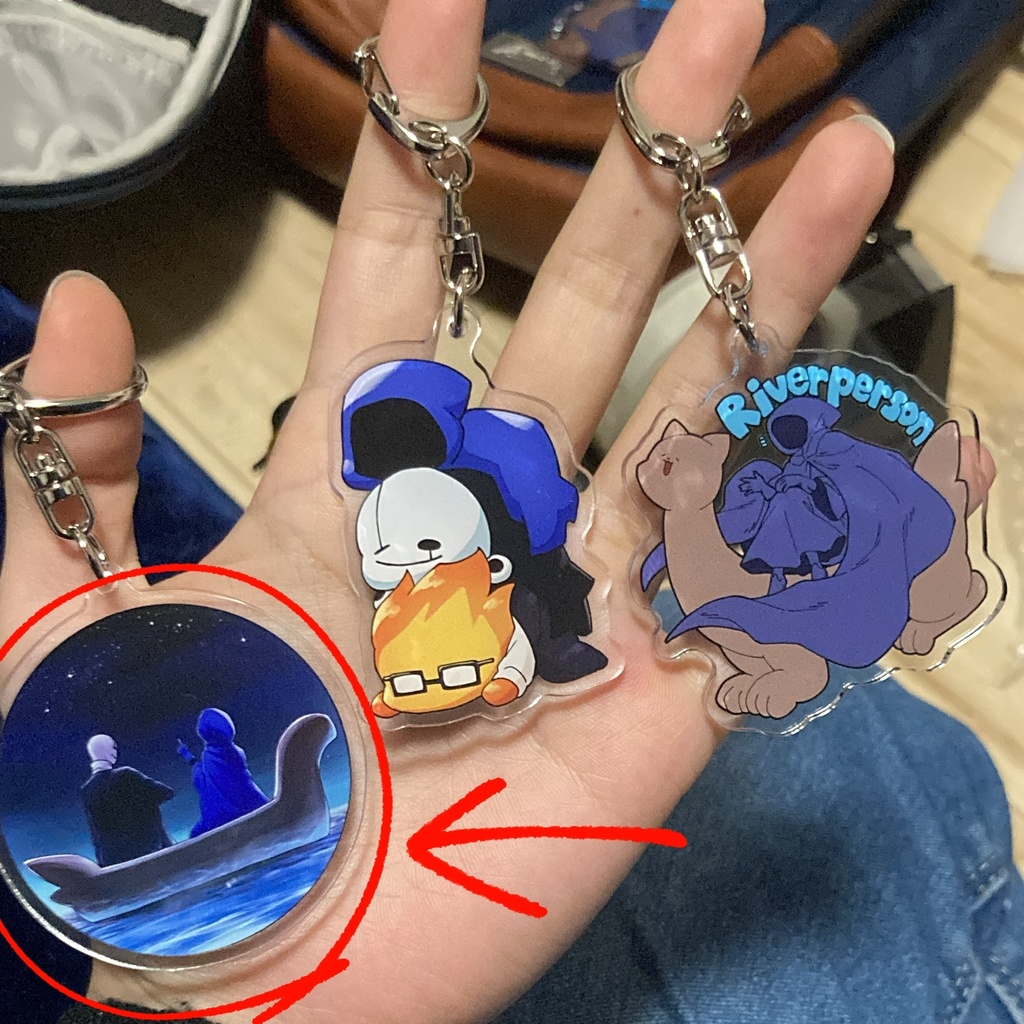 ガスリバ覗き見アクキー