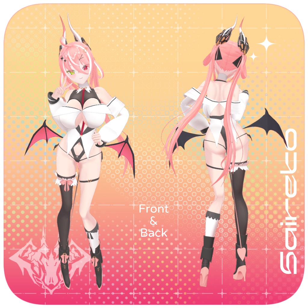 【Vket中セール】【オリジナル3Dモデル】サイレト VRChat用