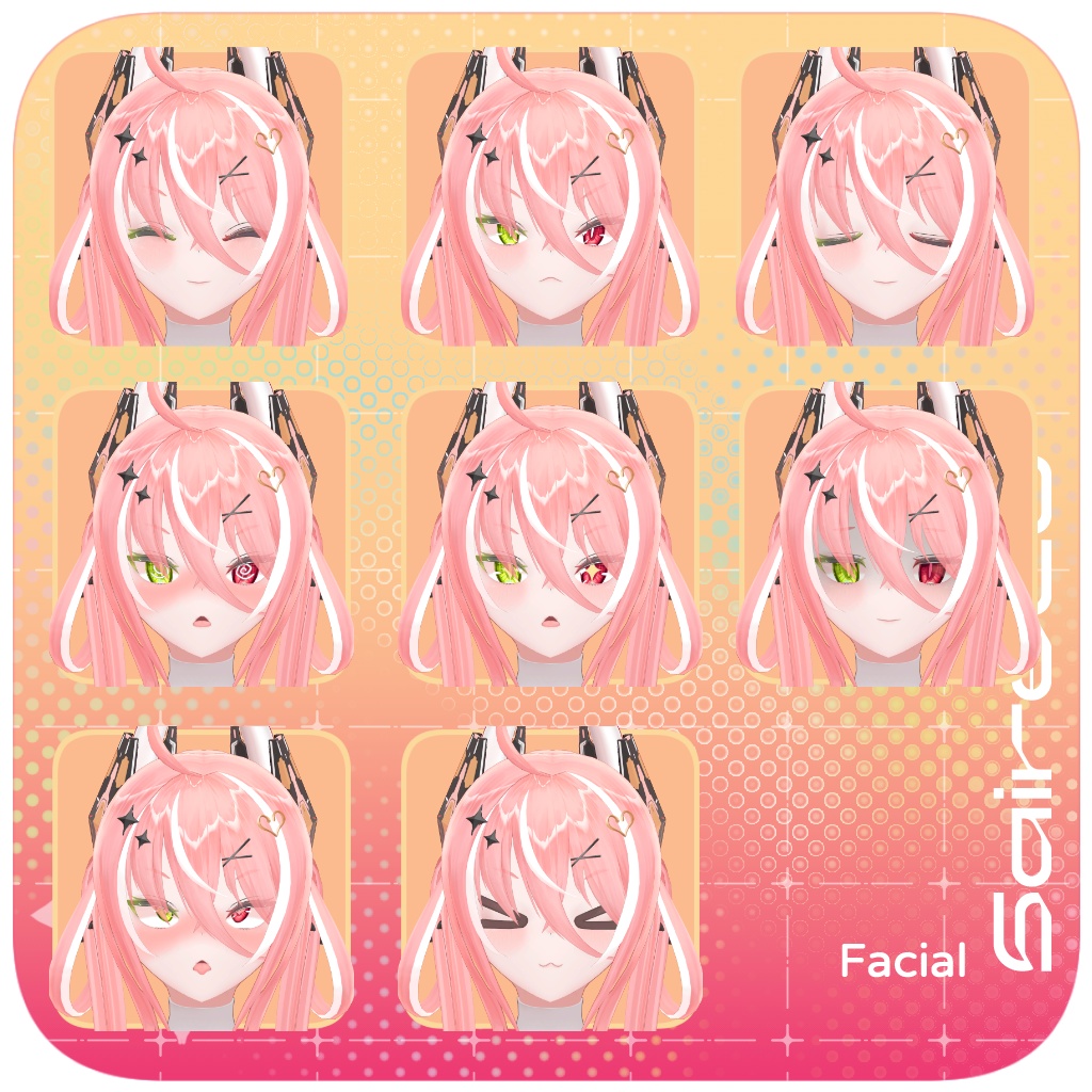 【Vket中セール】【オリジナル3Dモデル】サイレト VRChat用