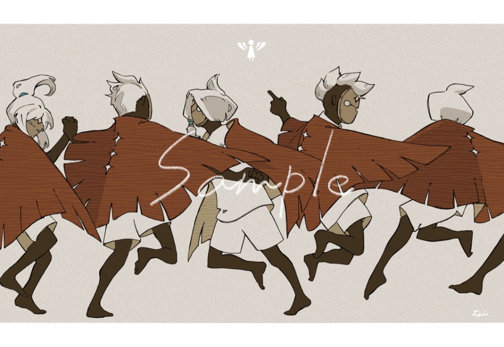 ポストカード・すずめたち