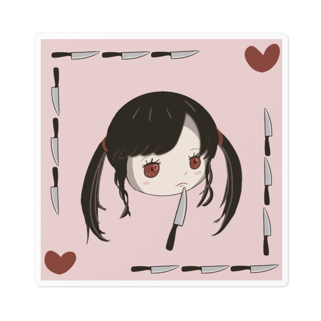 死神の芽衣ちゃんステッカー