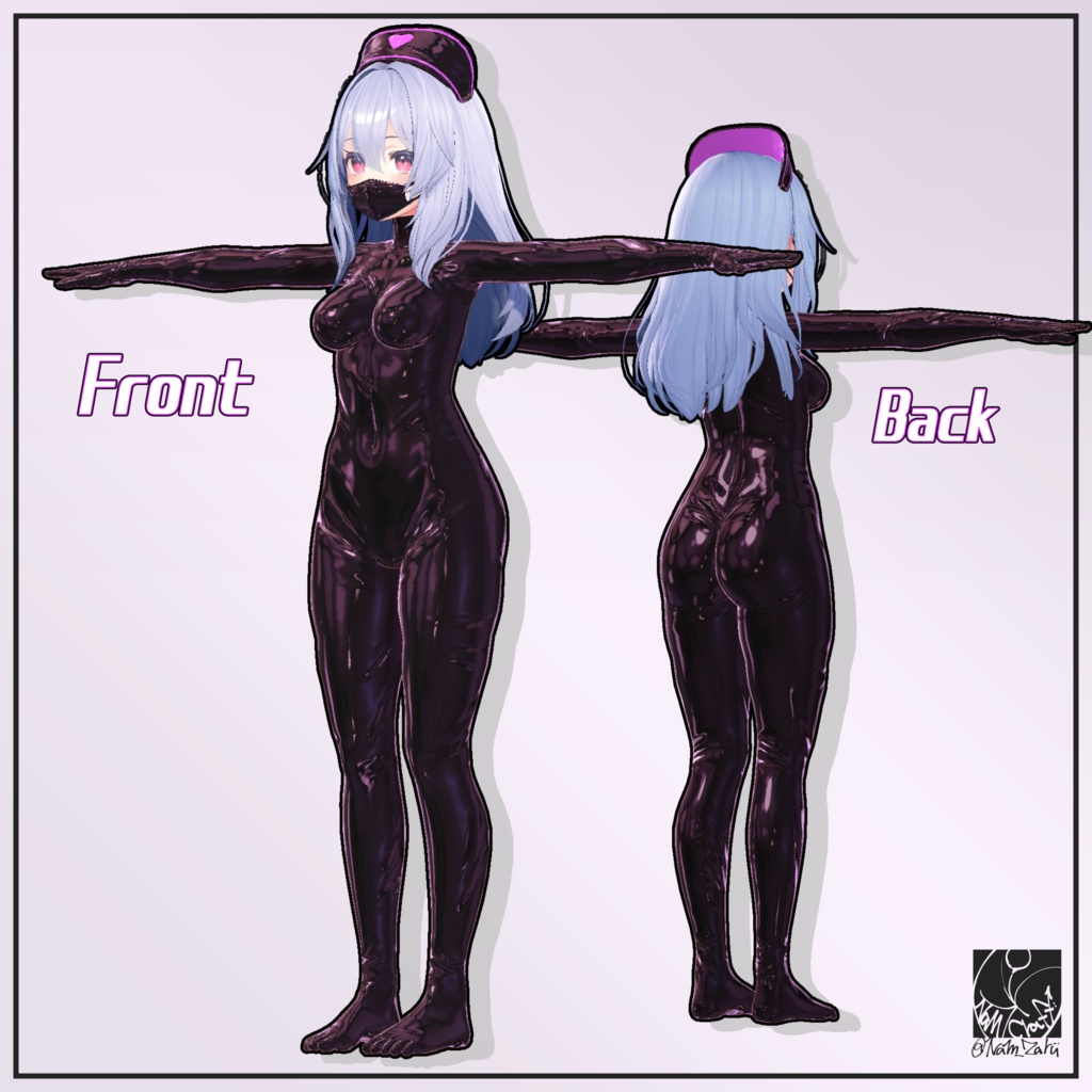 【桔梗ちゃん対応】衣装用3Dモデル「Antidote」