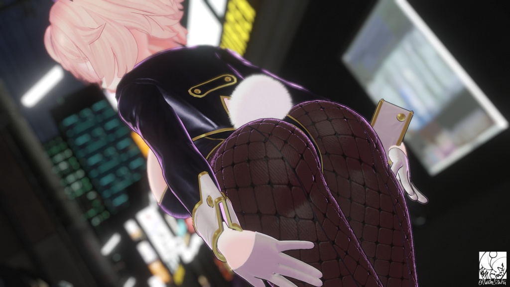 【セレスティアちゃん対応】衣装用3Dモデル「ハートバニーセット」