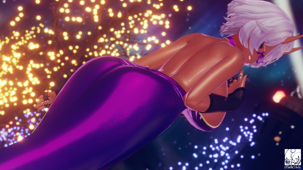 【複数アバター対応】衣装用3Dモデル「StarLightDress」