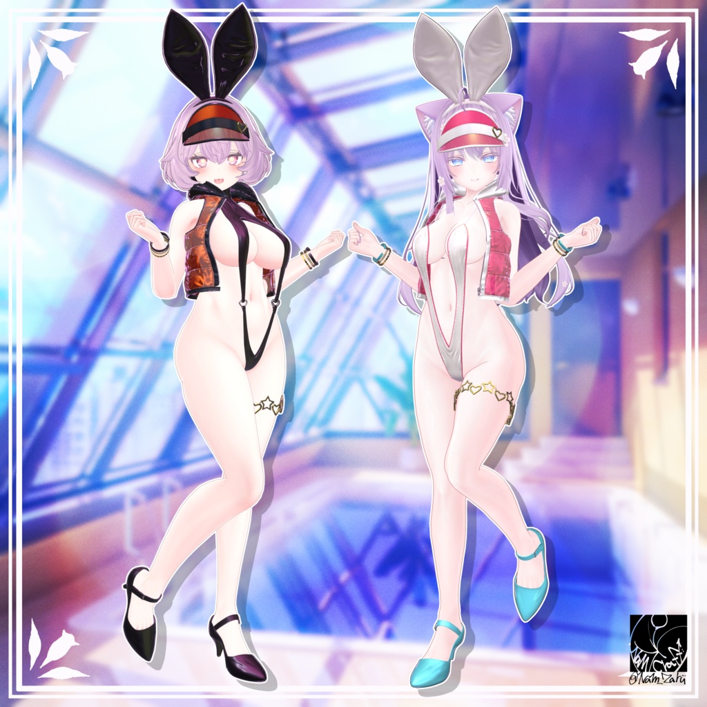 【複数アバター対応】衣装用3Dモデル「V3ng Set」