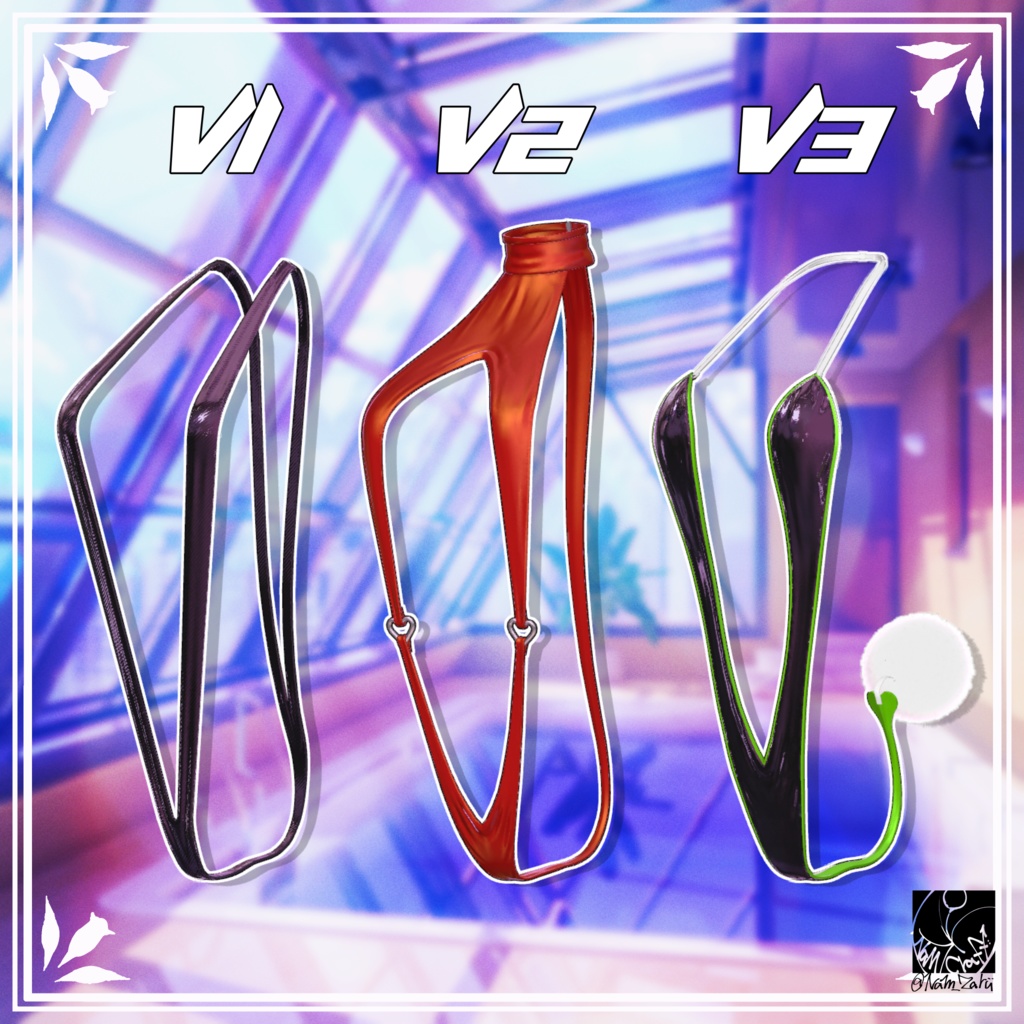 【複数アバター対応】衣装用3Dモデル「V3ng Set」