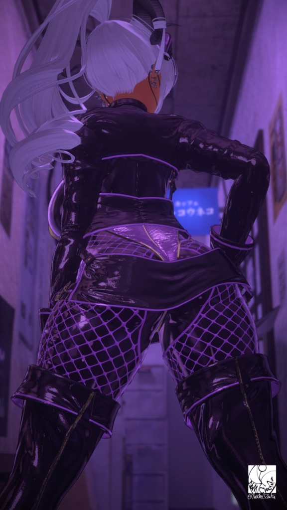 【セレスティアちゃん対応】衣装用3Dモデル「Antidote」