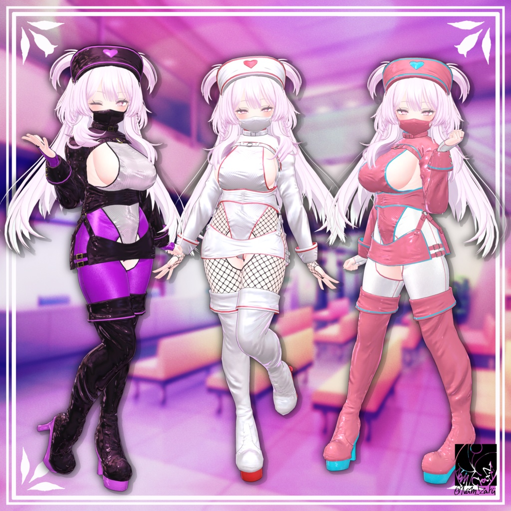 【セレスティアちゃん対応】衣装用3Dモデル「Antidote」