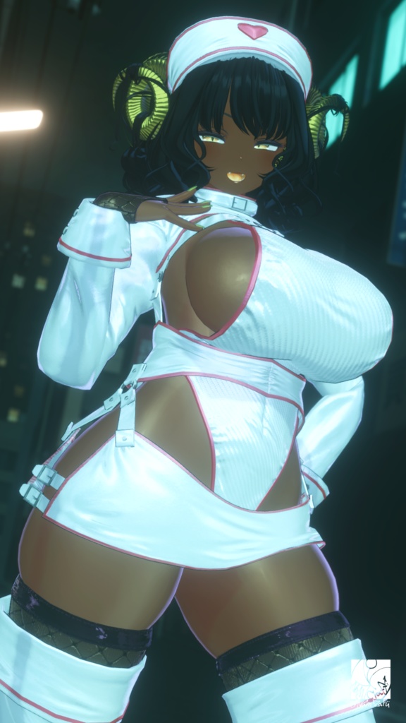 【セレスティアちゃん対応】衣装用3Dモデル「Antidote」