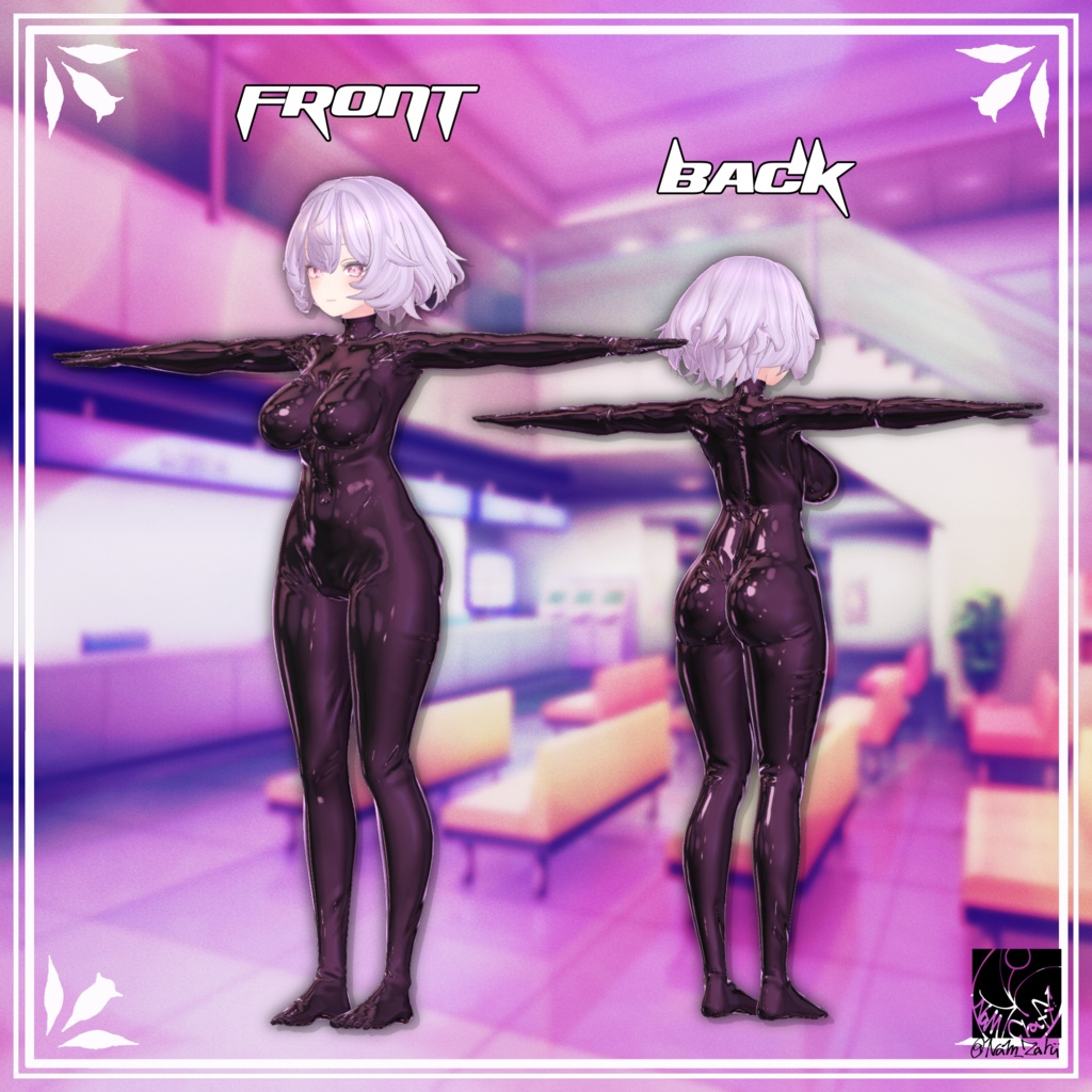 【セレスティアちゃん対応】衣装用3Dモデル「Antidote」