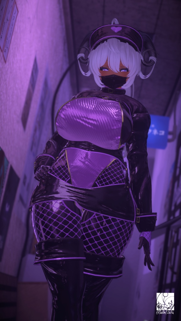 【セレスティアちゃん対応】衣装用3Dモデル「Antidote」