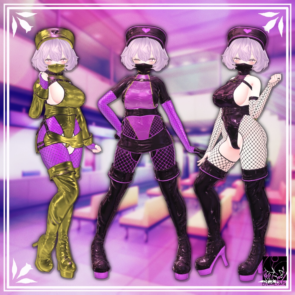 【セレスティアちゃん対応】衣装用3Dモデル「Antidote」