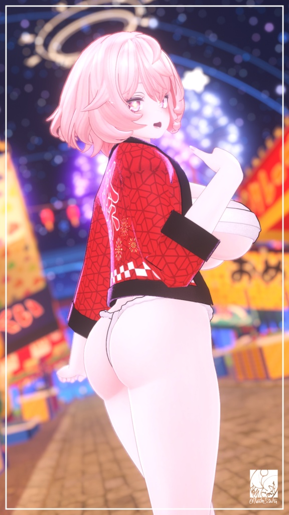 【複数アバター対応】衣装用3Dモデル「ふんどしセット」