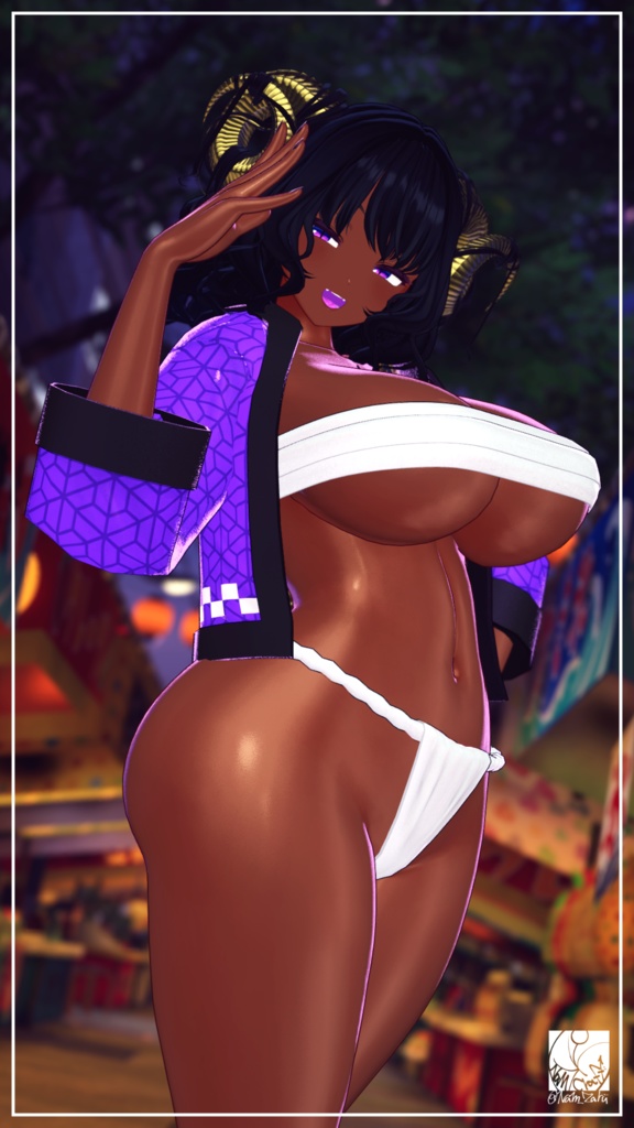 【複数アバター対応】衣装用3Dモデル「ふんどしセット」