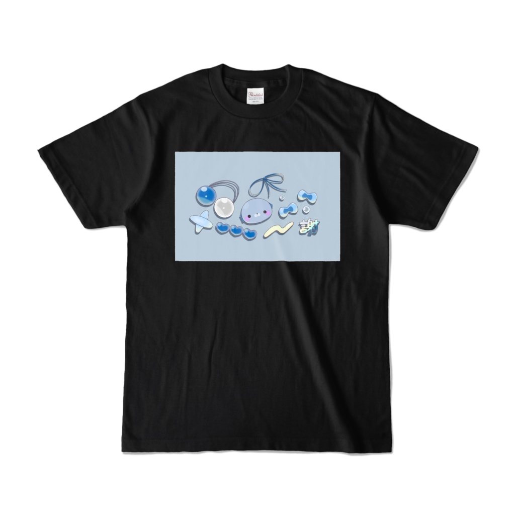アクセサリーTシャツ 黒【あやまる】