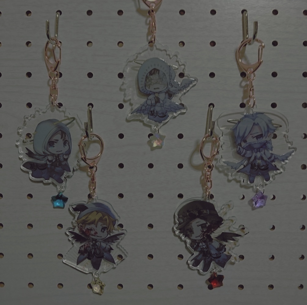 エンジェルアクリルキーホルダー