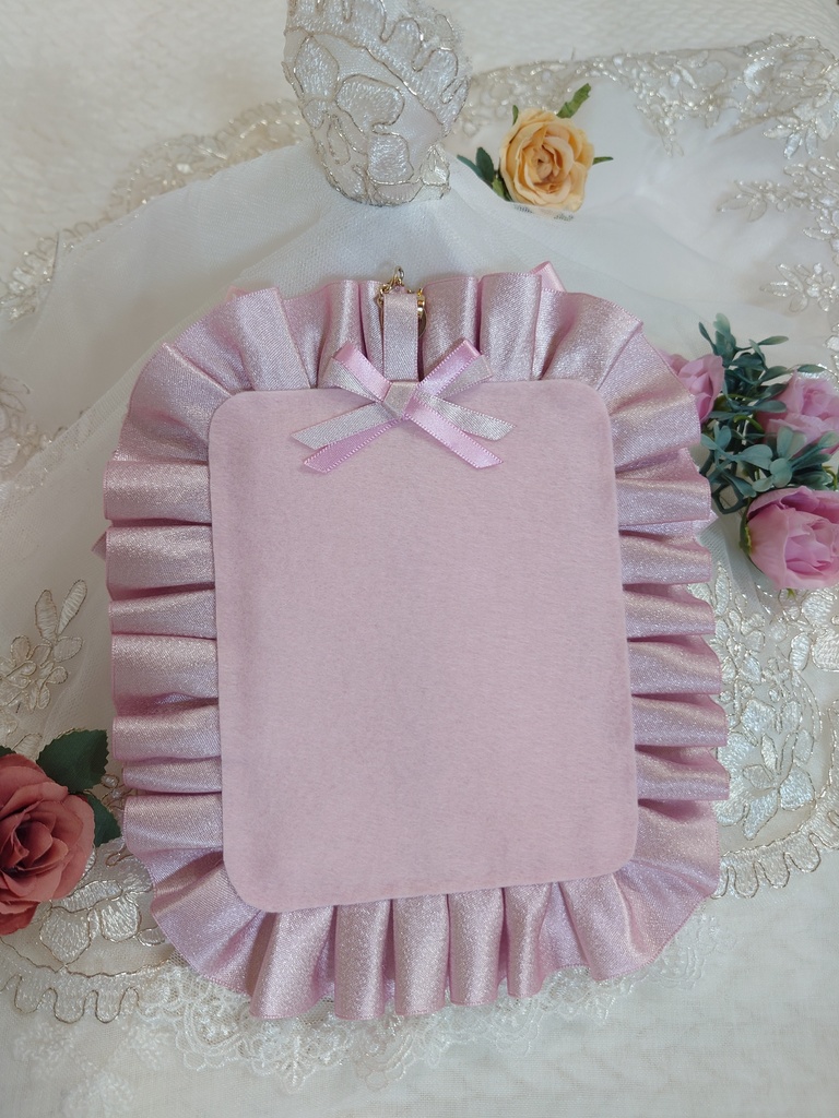 硬質ケースデコ B8 B7 リボンチャーム3点セット ピンク系