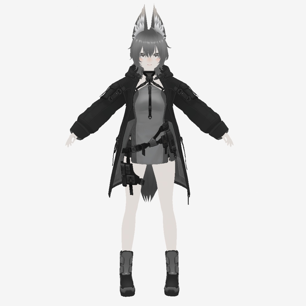 【VRoidVRMモデル】灰華/haika