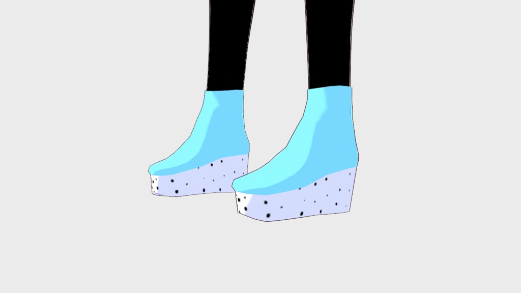 Vroid Shoes 靴 Ice Cream Boots 3