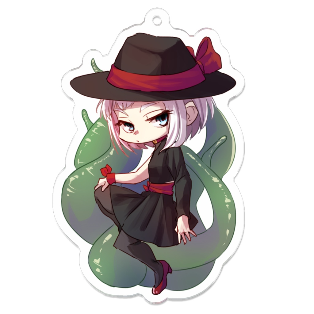 戯嶋サチ　アクリルキーホルダー　【70㎜×70㎜】