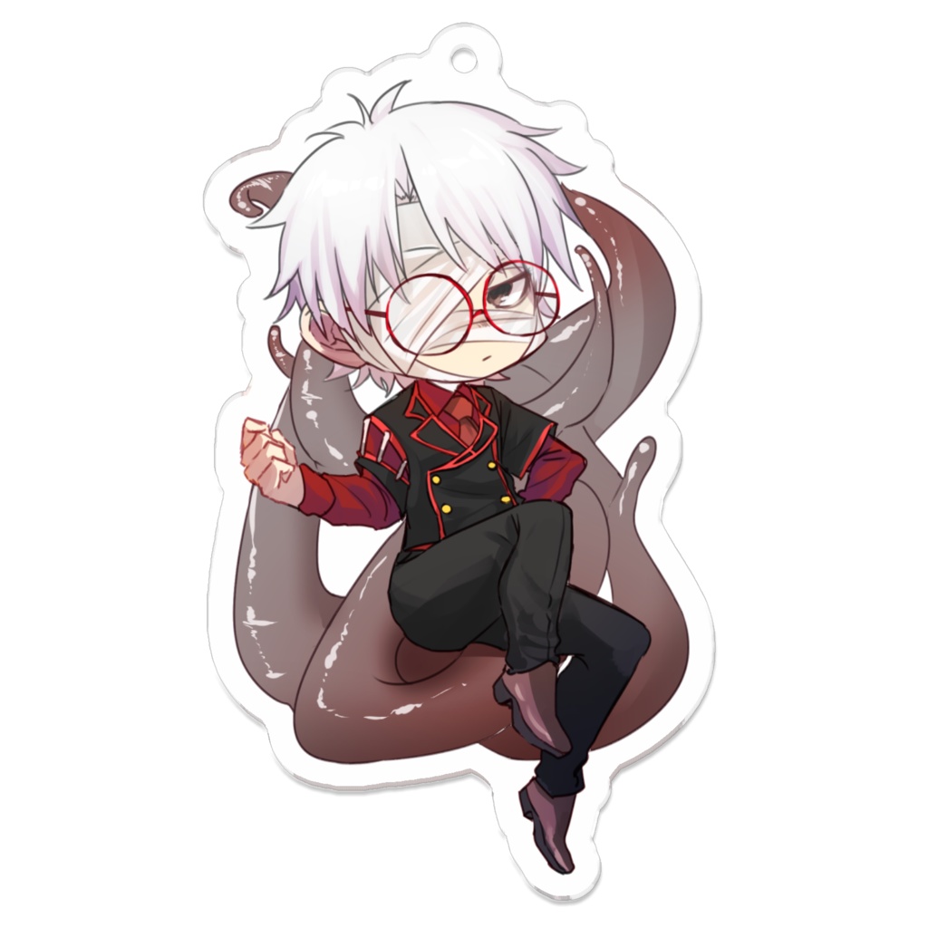 戯嶋くんアクリルキーホルダー　【70㎜×70㎜】