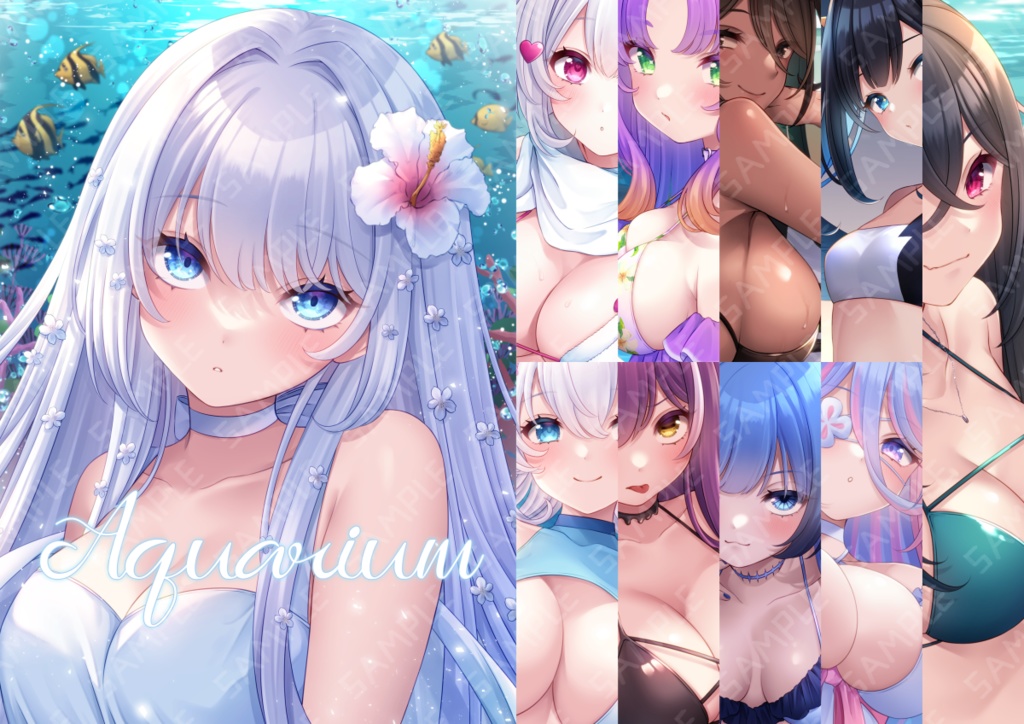 【COMITIA145】イラスト本『Aquarium』