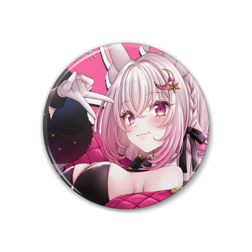 【缶バッジ】兎月受肉体ちゃん