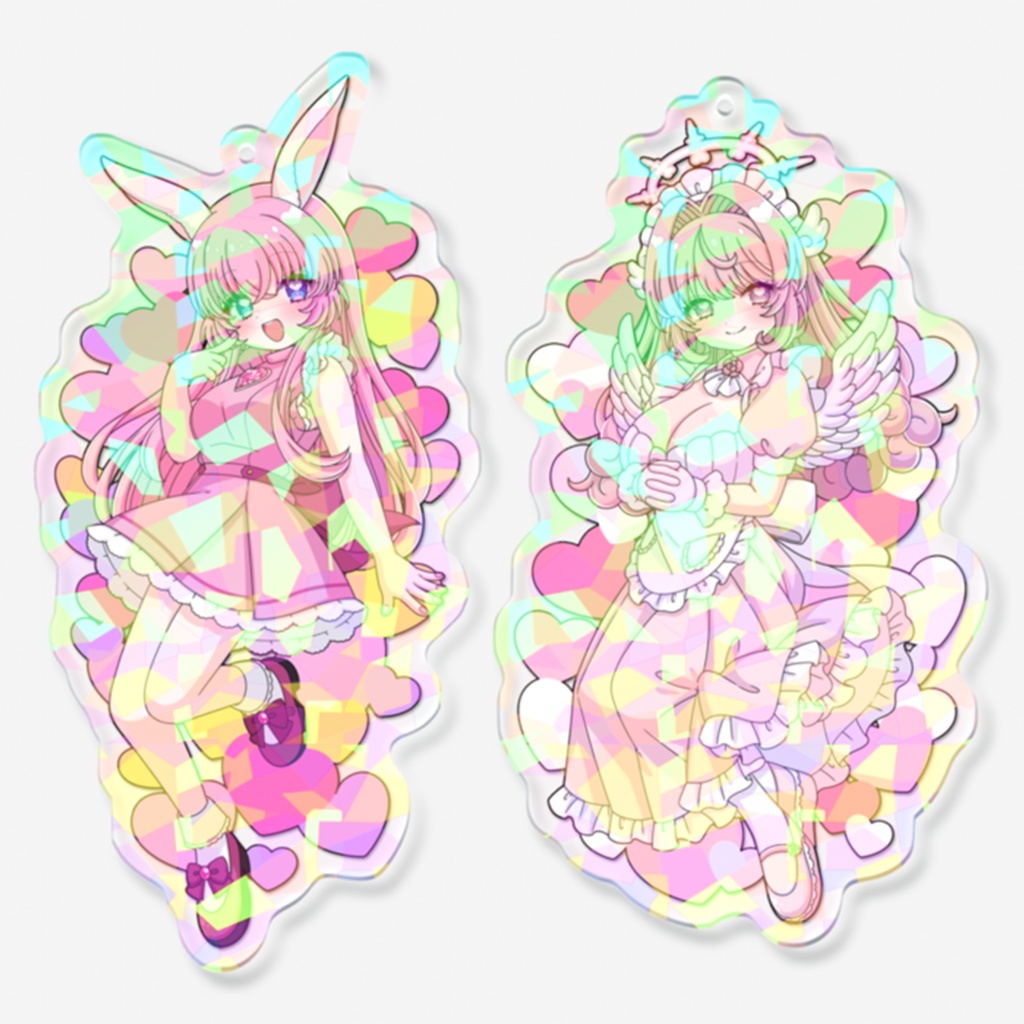 【通販限定】カレン&ふわこアクリルキーホルダー【COMITIA156新規絵】