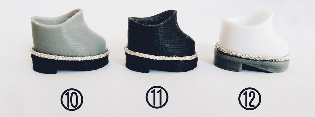 カラーヒールシューズ