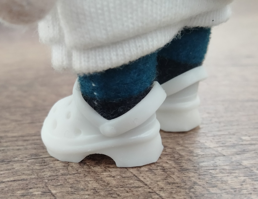 ぬい用【クロックス】風サンダル 10~12cmぬいぐるみ用Crocs