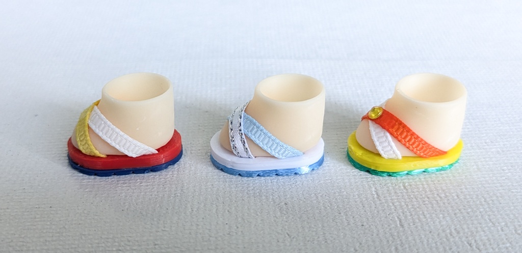 クロスサンダル(10㎝・12㎝ ぬい用)