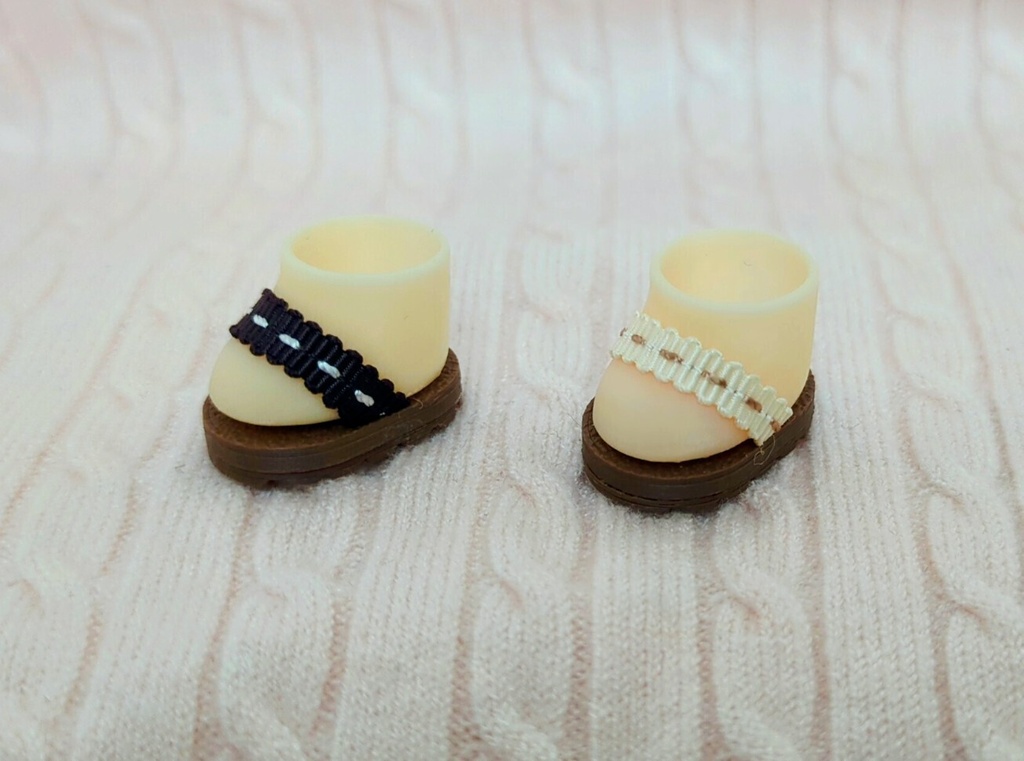 ウッドサンダル（１０センチ、１２センチぬいぐるみ用）