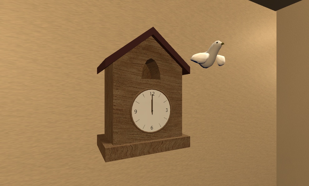 【無料】時報機能付き 鳩時計