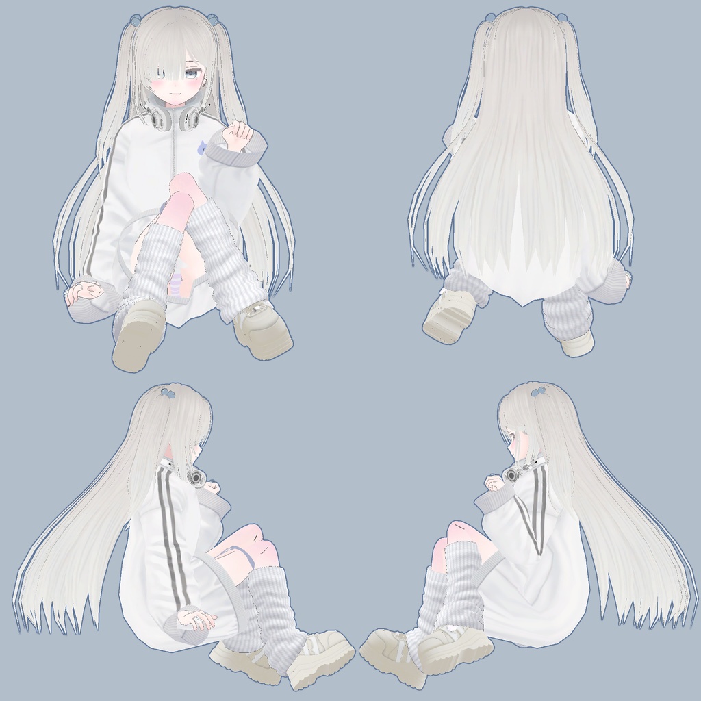 Neko sit 猫 座りモーション