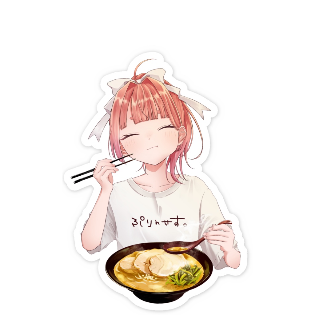 かわいいぺよちゃんステッカー