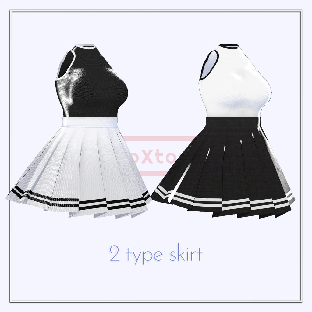 (PB対応) 【舞夜,Maya】 ノースリーブトップ、スカート sleeveless top,skirt