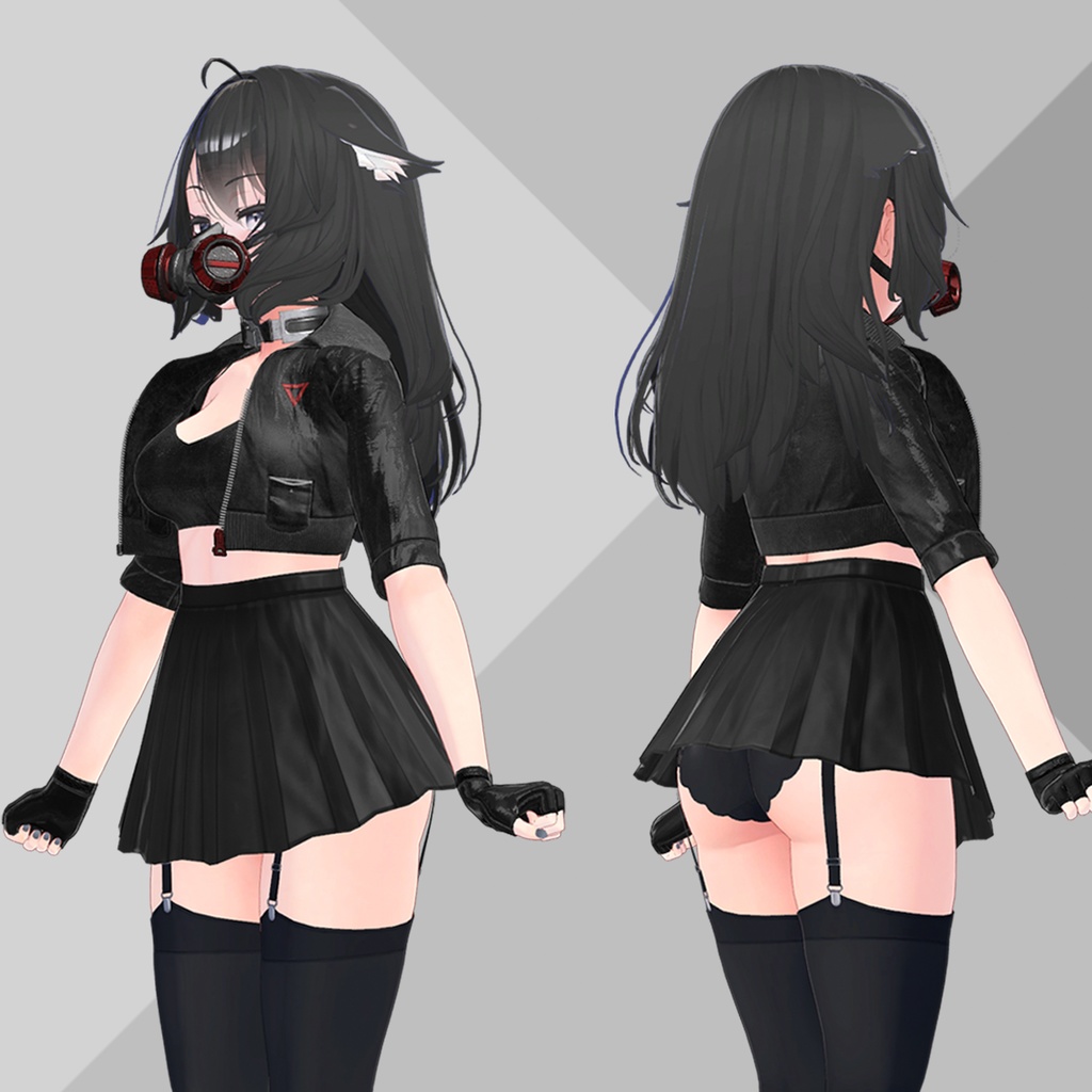 (PB対応) 【桔梗,Kikyo】 ショートレザーアウトフィット short leather outfit