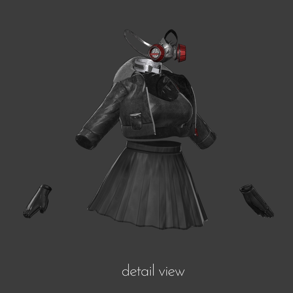 (PB対応) 【桔梗,Kikyo】 ショートレザーアウトフィット short leather outfit