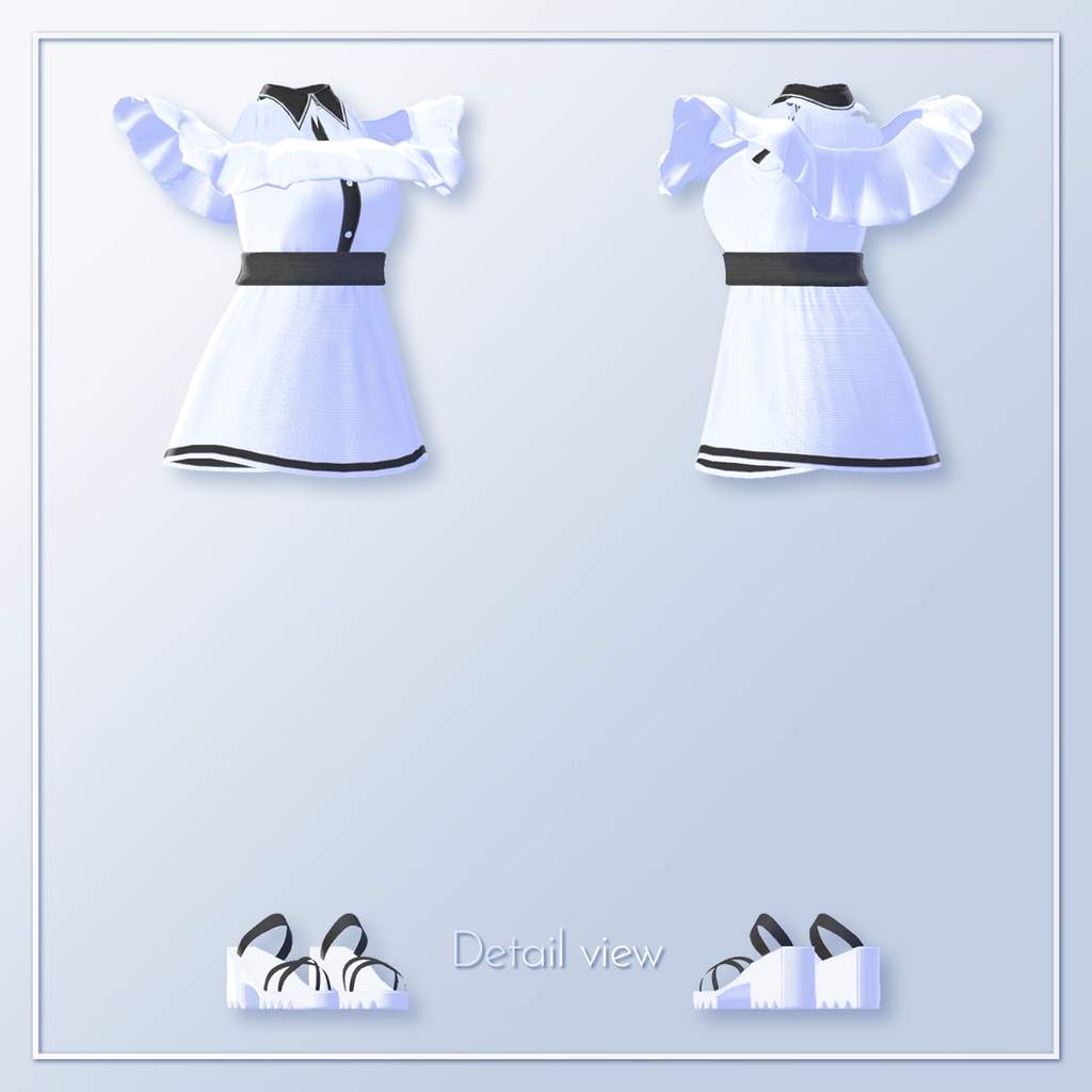 (PB対応) 【桔梗,Kikyo】オフショルダーワンピース off shoulder onepiece