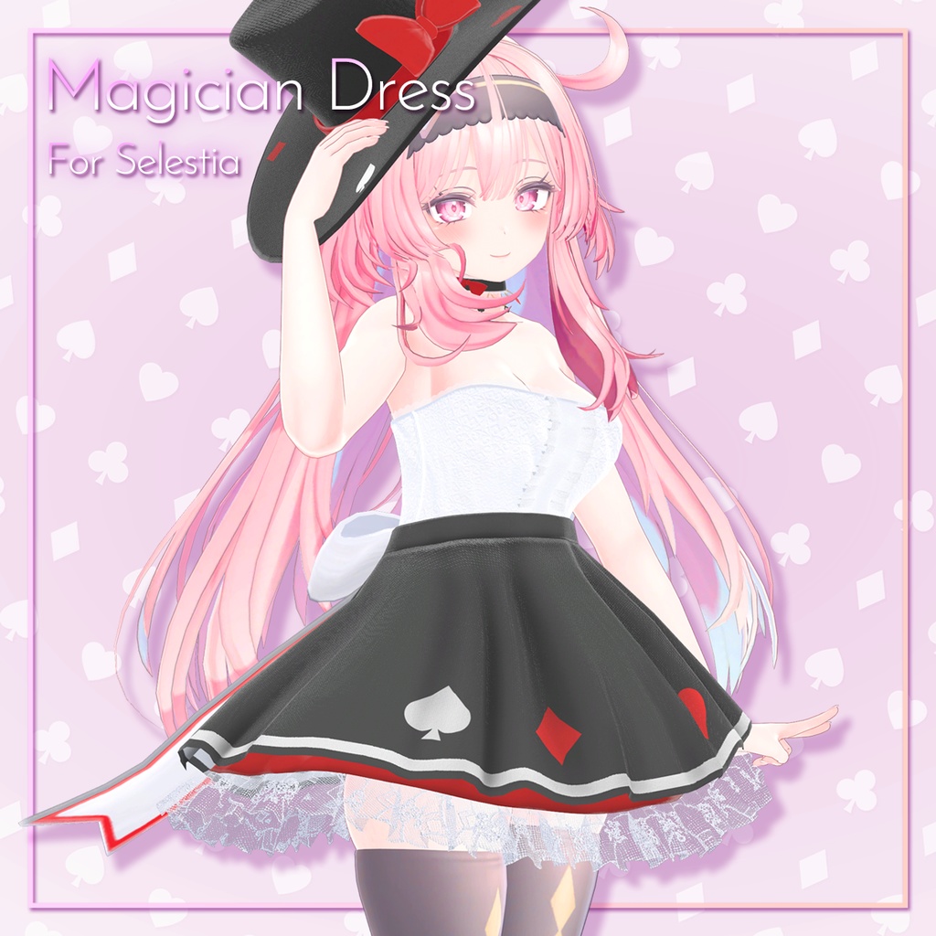 (PB対応) 【セレスティア,舞夜】マジシャンドレス magician dress