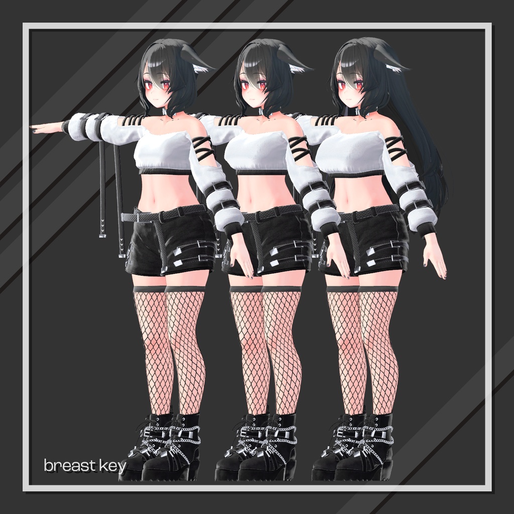 (PB対応) 【桔梗,Kikyo】 Punk outfit