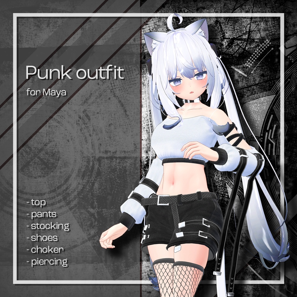 (PB対応) 【舞夜,Maya】 Punk outfit