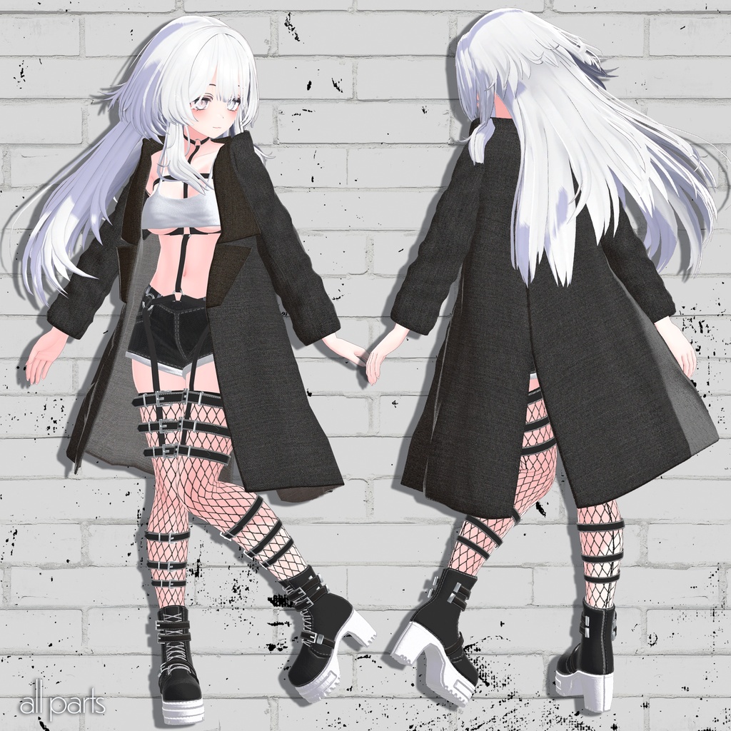 (PB対応) 【セレスティア,selestia】 Coat Harness Outfit コート·ハーネス·アウトフィット