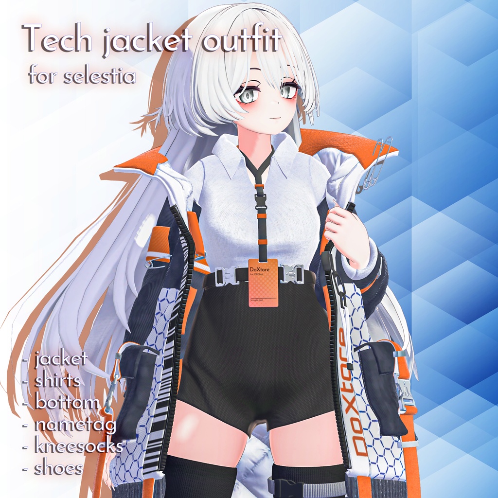 (PB対応) 【セレスティア,selestia】 tech jacket outfit テックジャケットアウトフィット